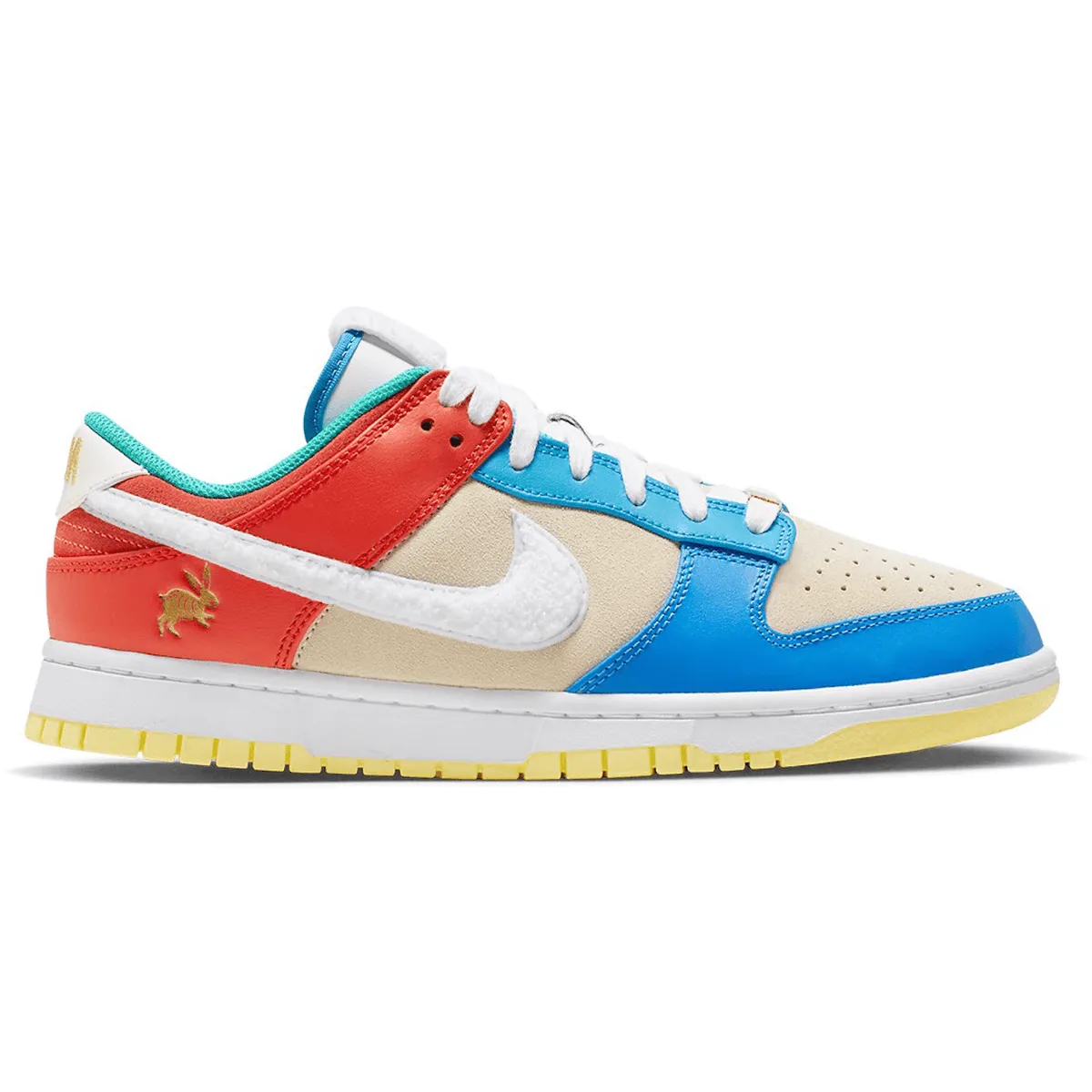 Nike Dunk Low Retro PRM Year of the Rabbit Blue Orange Cream Prairie Run Drive Ease