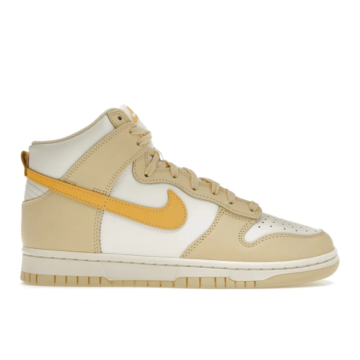 Light Walk Nike Dunk High Pale Vanilla Topaz Gold