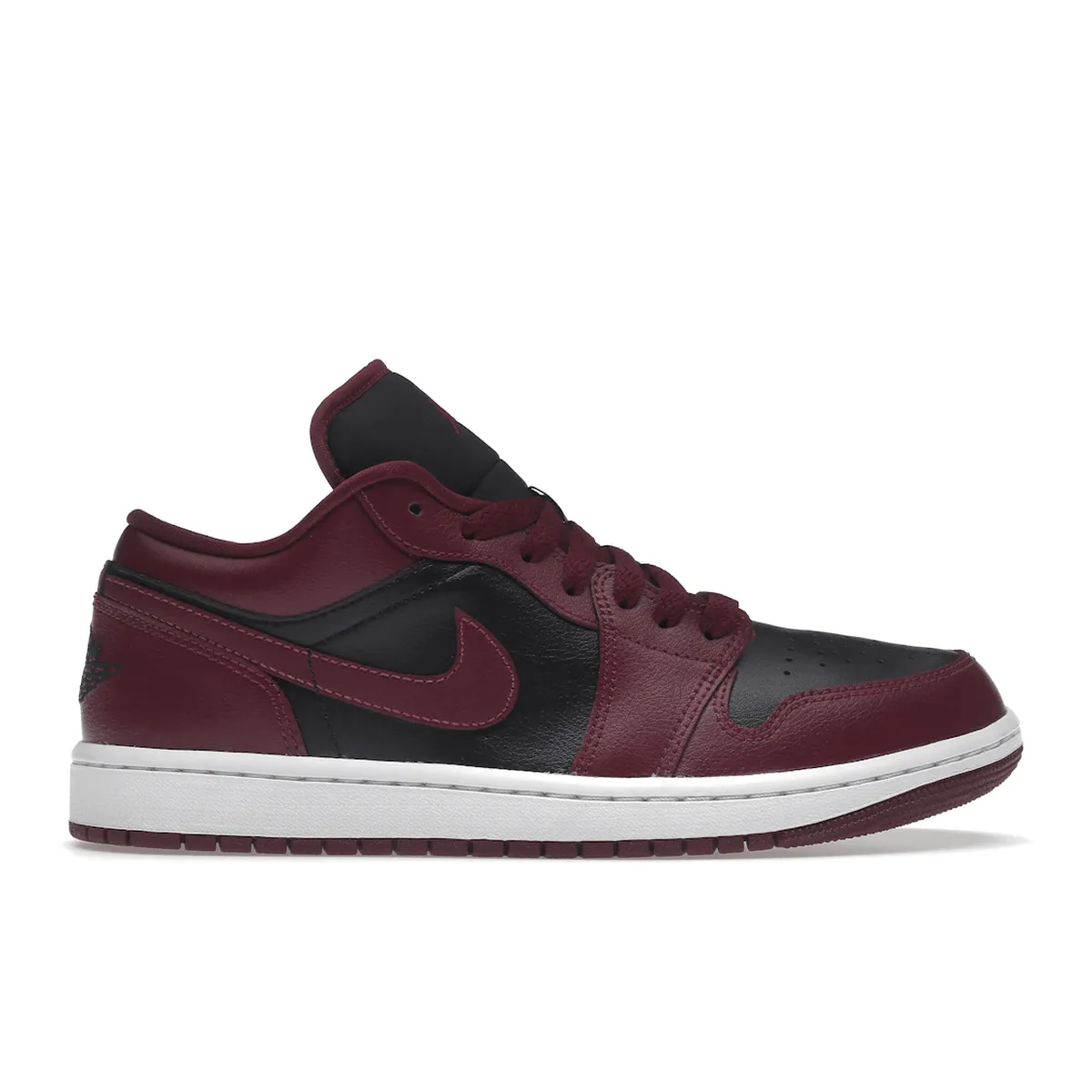 Performance Boost Air Jordan 1 Low Black Dark Beetroot