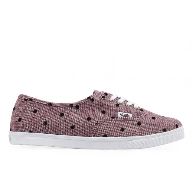 VANS |AUTHENTIC | LO PRO | BURGANDY/WHITE Training