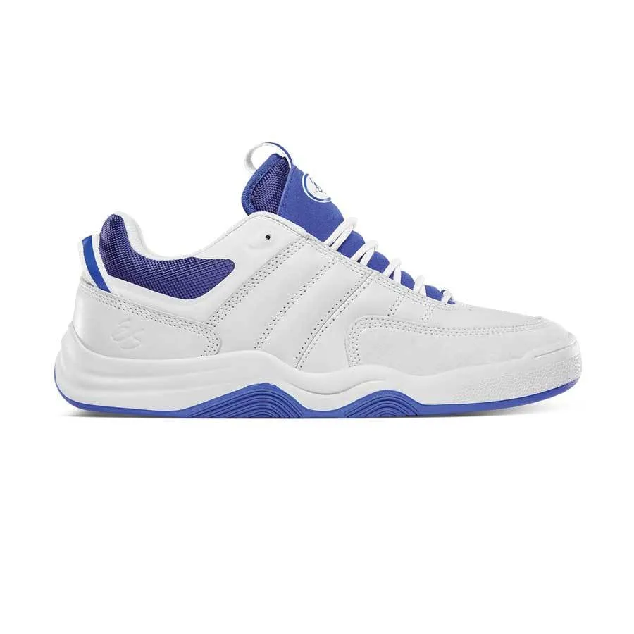 s Evant Shoe - White/Blue Eva Midsole