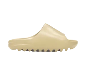YZY Slide Desert Sand Full Cushioning running in a relay race
