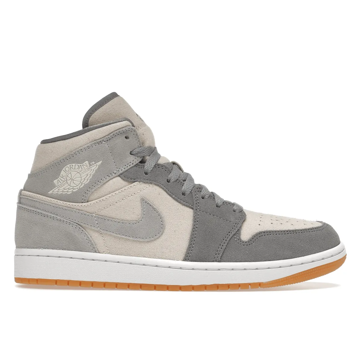 Stable Fit Air Jordan 1 Mid SE Coconut Milk Particle Grey