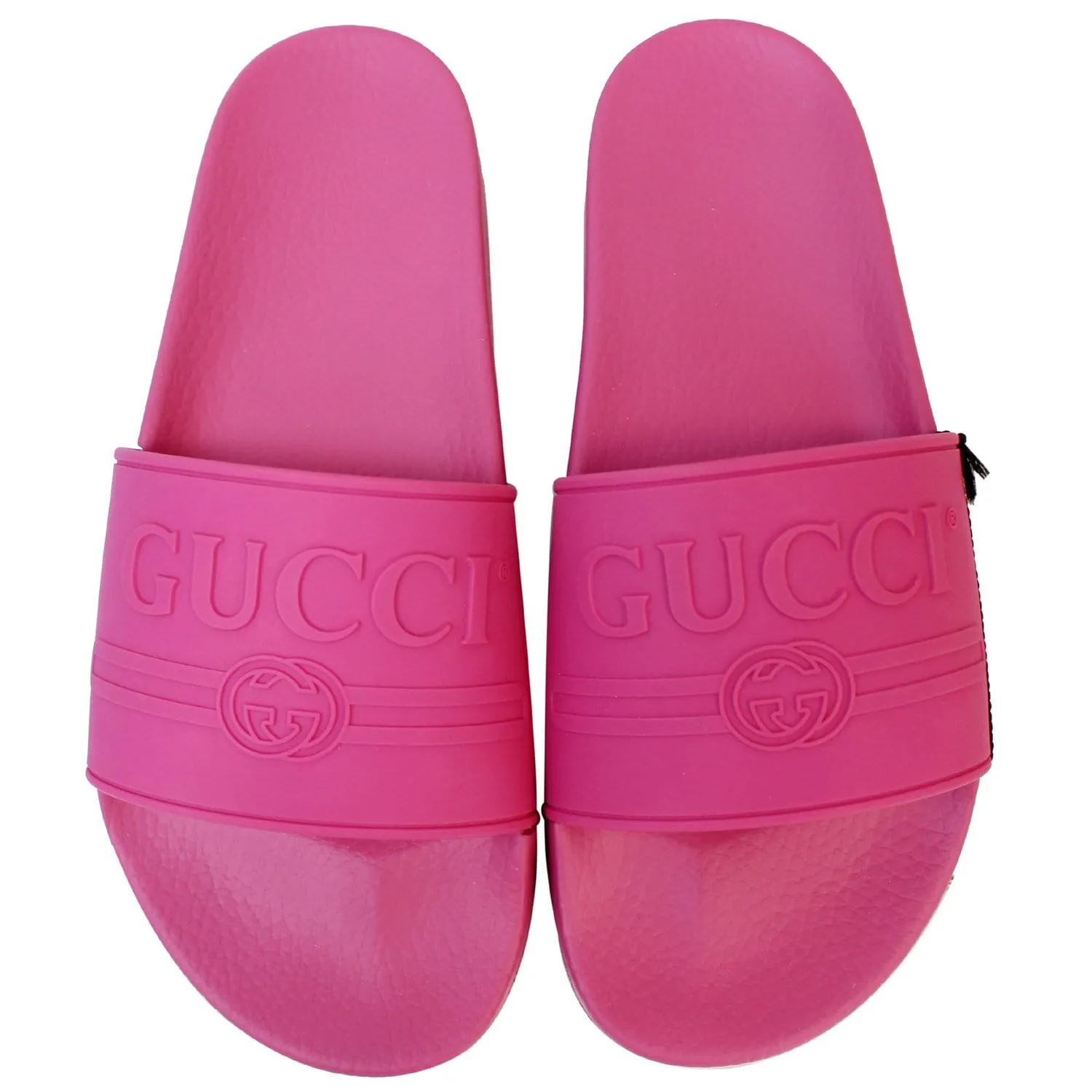 Stable Ride GUCCI Logo Rubber Slide Sandal Pink Size 11 522887