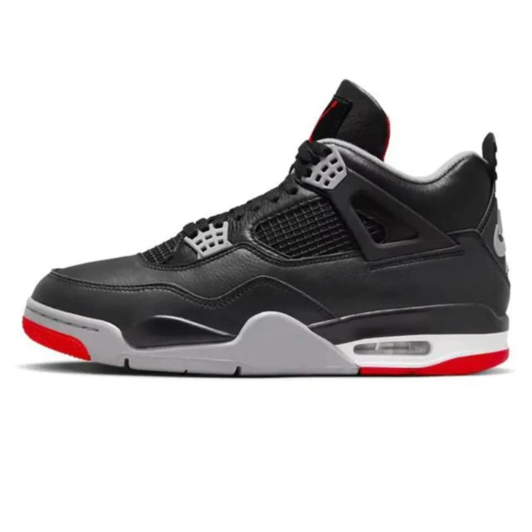 Iconic support Air Jordan 4 Bred Re-imagined