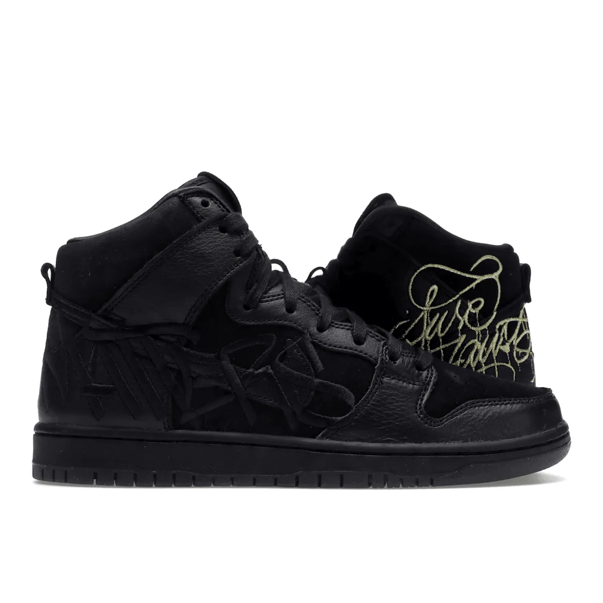 Supportive Design evening run Nike SB Dunk High FAUST Black Gold