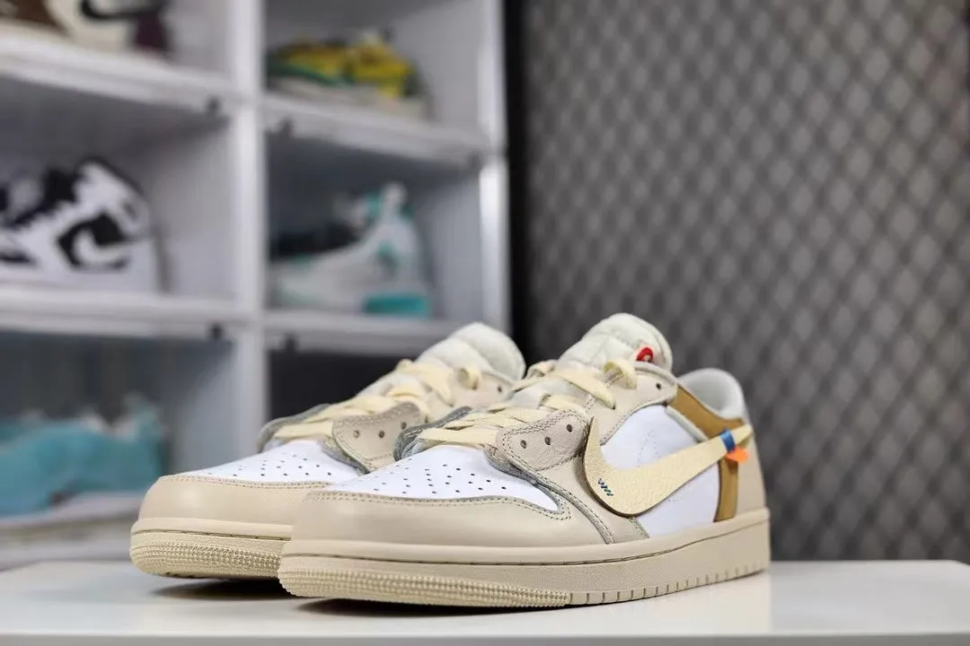 Street Inspired AJ1 Low X OW Customs Off-White