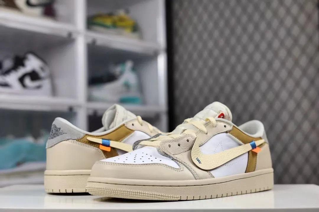 Street Inspired AJ1 Low X OW Customs Off-White
