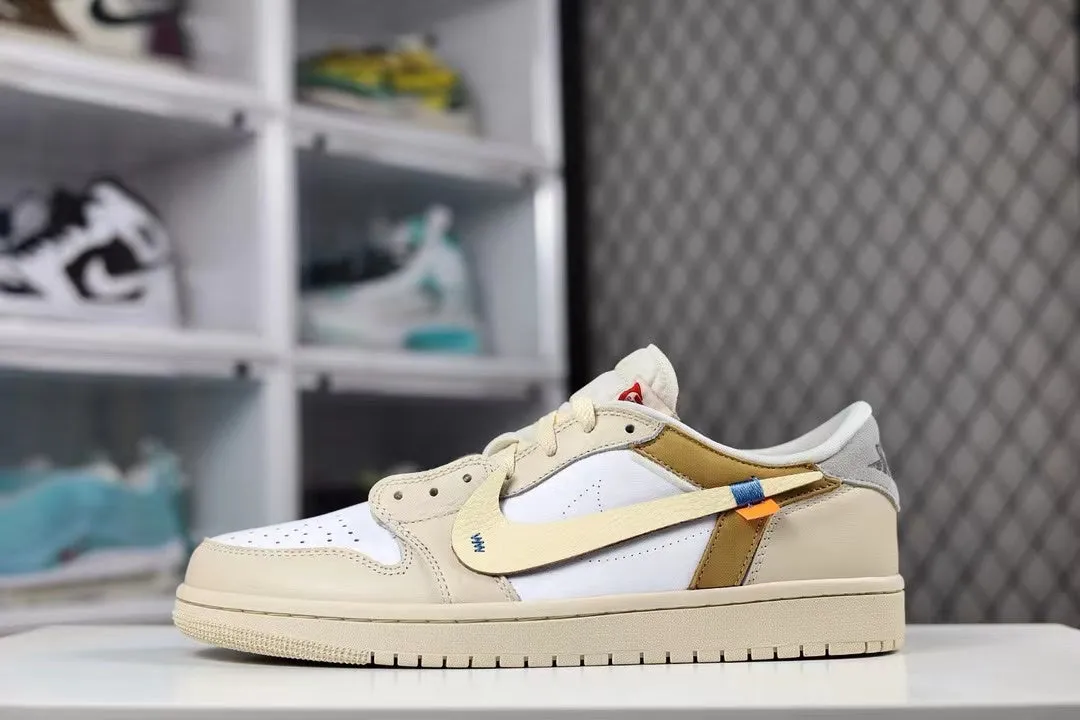 Street Inspired AJ1 Low X OW Customs Off-White