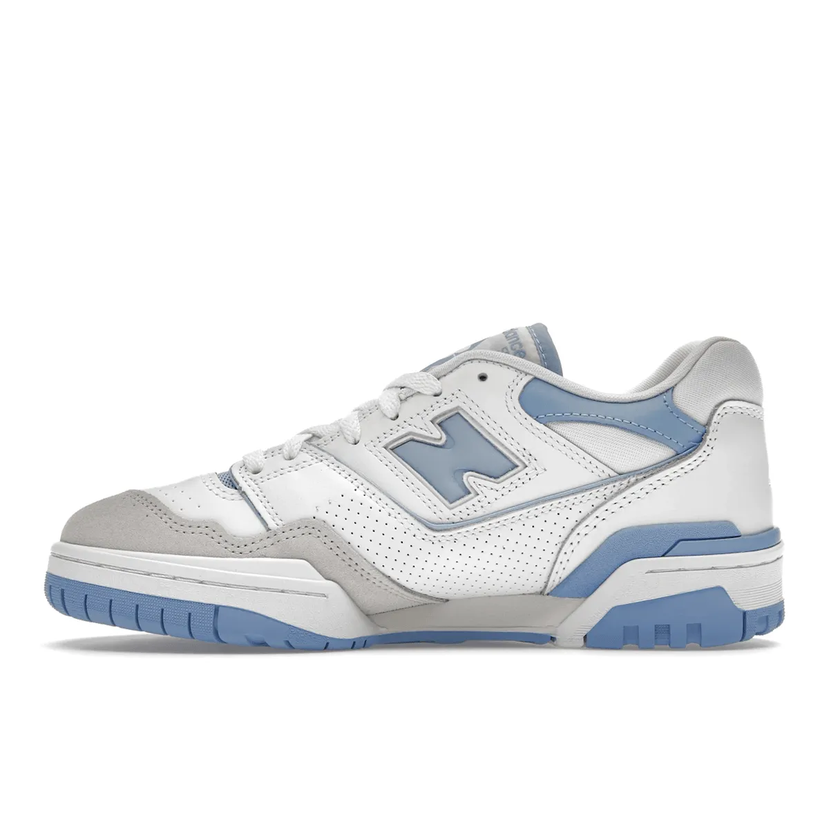 Street Inspired New Balance 550 White Blue Haze Rain Cloud