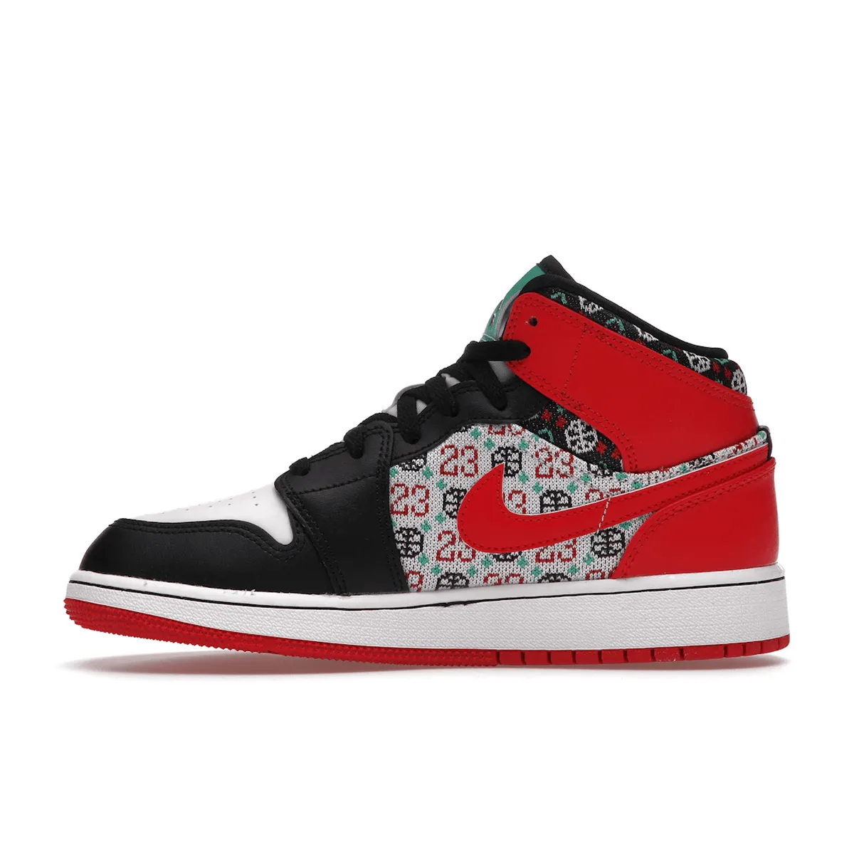 Strong Performance Air Jordan 1 Mid SE Ugly Christmas Sweater