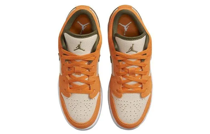 Stylish Design Air Jordan 1 Low Light Curry
