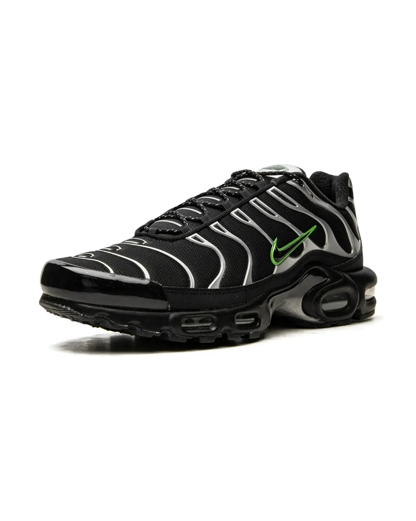 Stylish Nike TN Black Silver Green Strike