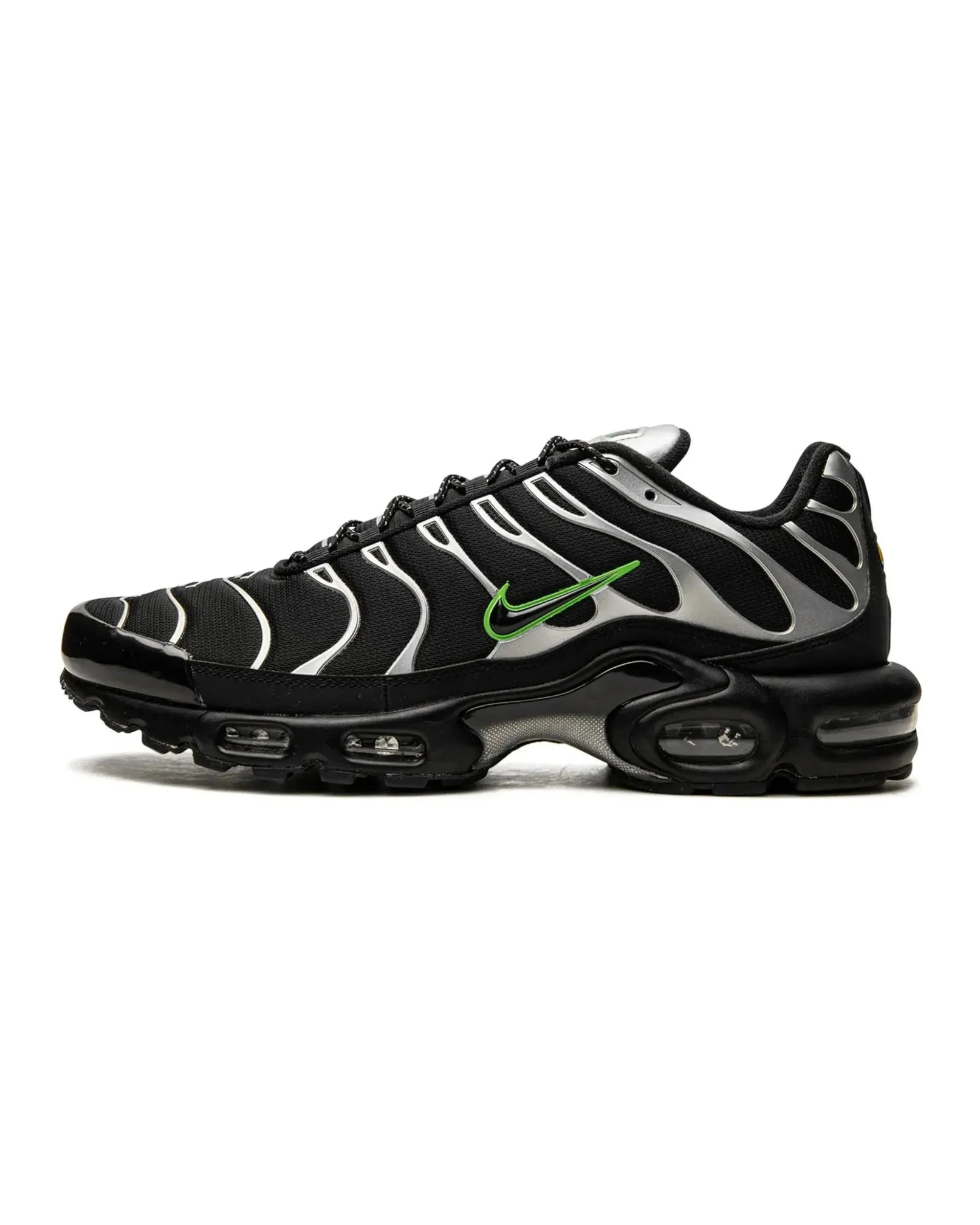 Fashion Comfort Action Fit Nike TN Black Silver Green Strike