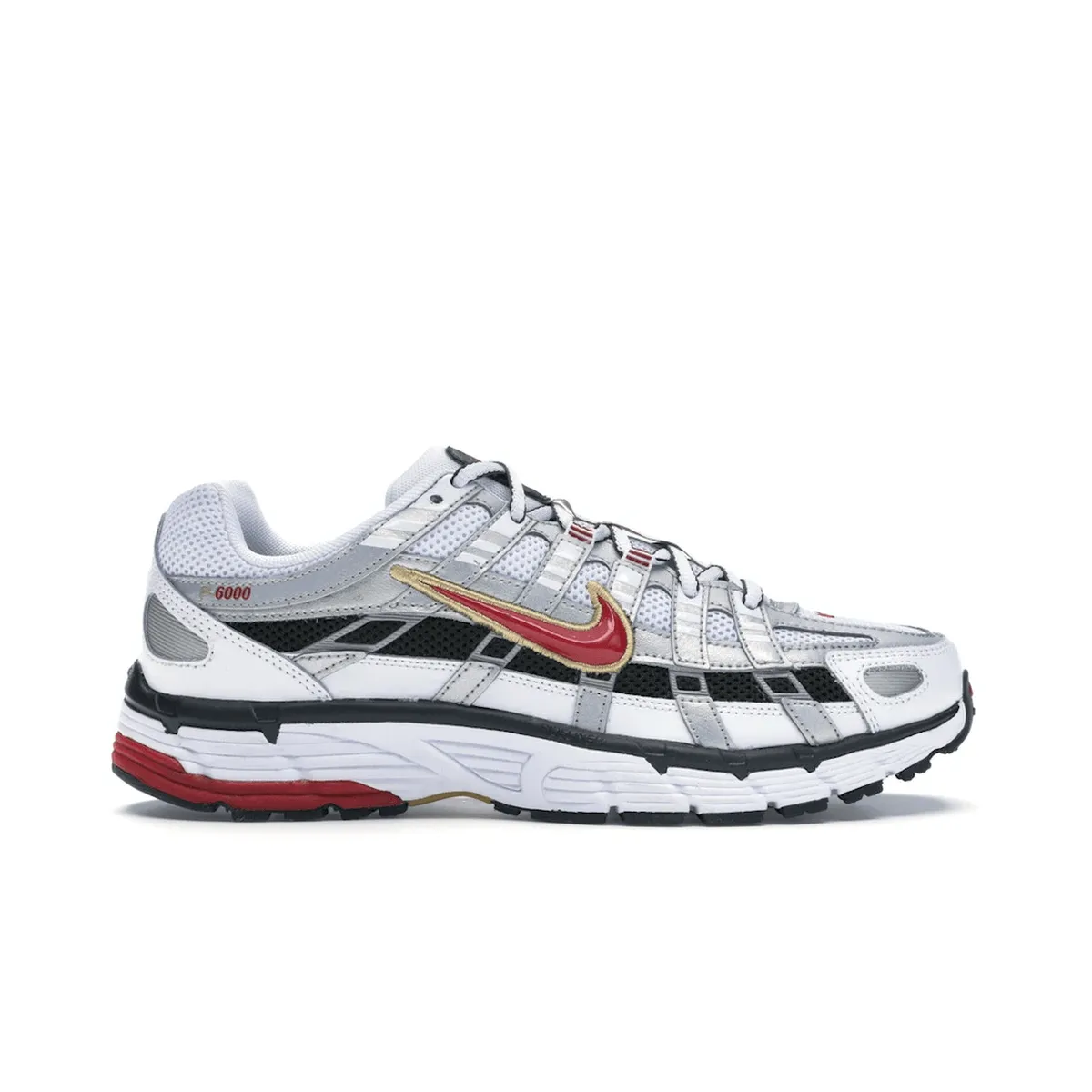 Superior Cushioning Nike P-6000 White Gold Red
