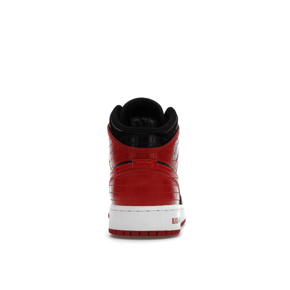 Superior Footwork Air Jordan 1 Mid Bred Text