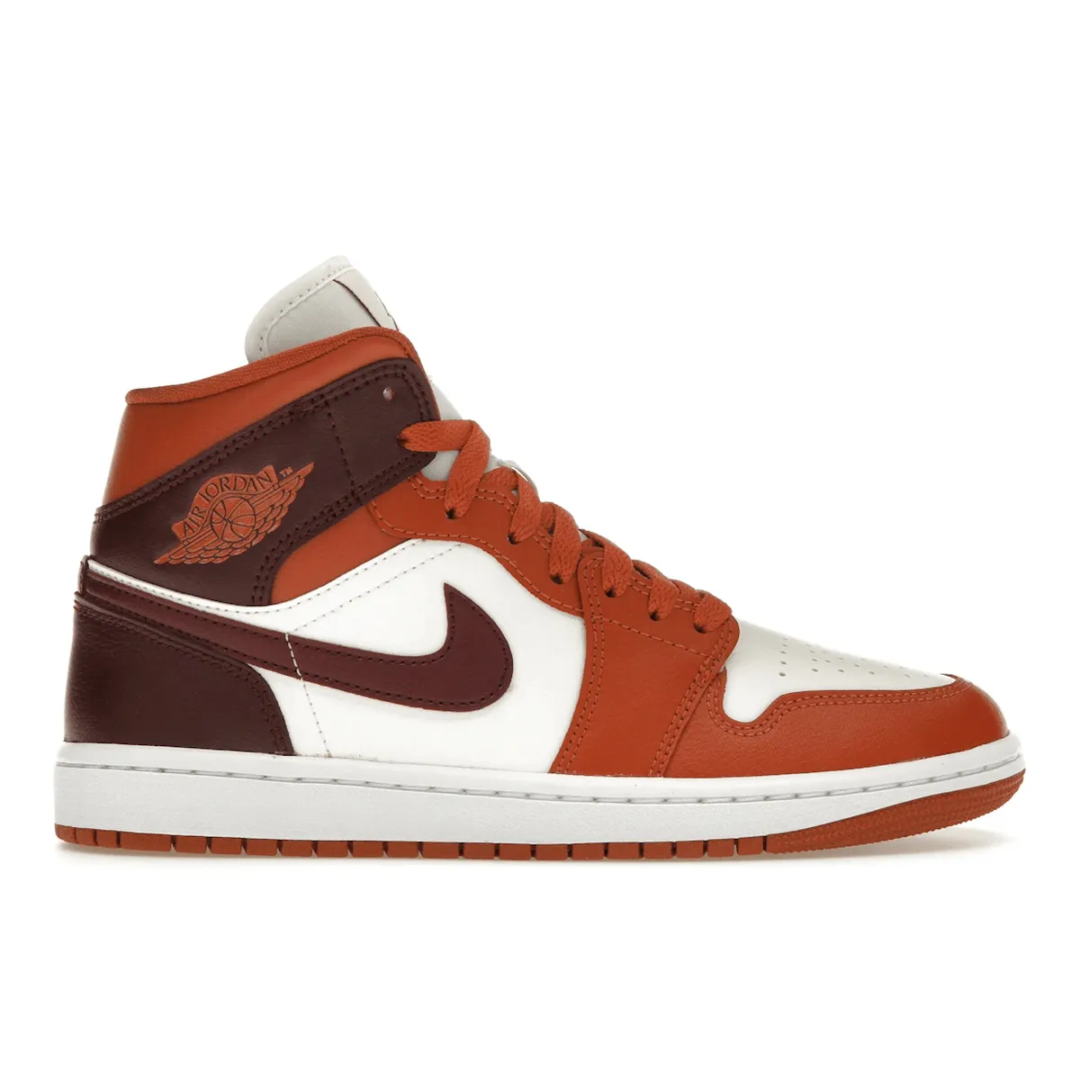 Superior Response Air Jordan 1 Mid Dusty Peach Night Maroon