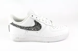 Foot Care Tailored durability Nike Air Force 1 '07  Black Silver Glitter