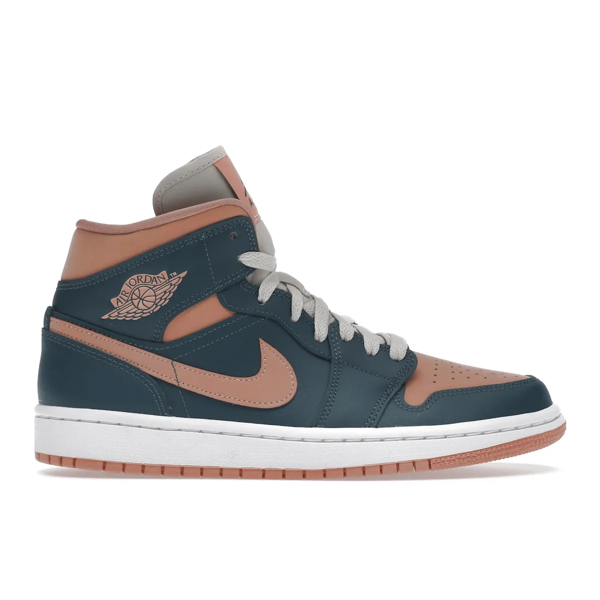 Superior Traction Air Jordan 1 Mid Dark Teal Green