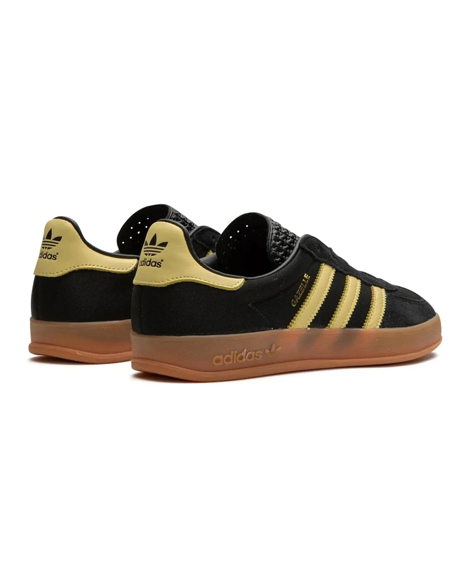 Supportive Padding Mechanism Adidas Gazelle Indoor Black Almost Yellow Gum