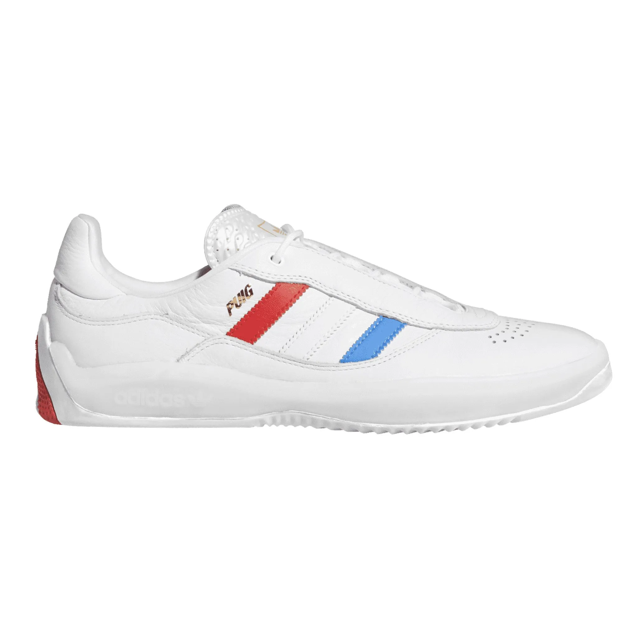 Supreme Cushion Adidas Puig Shoe - White/Blue/Red