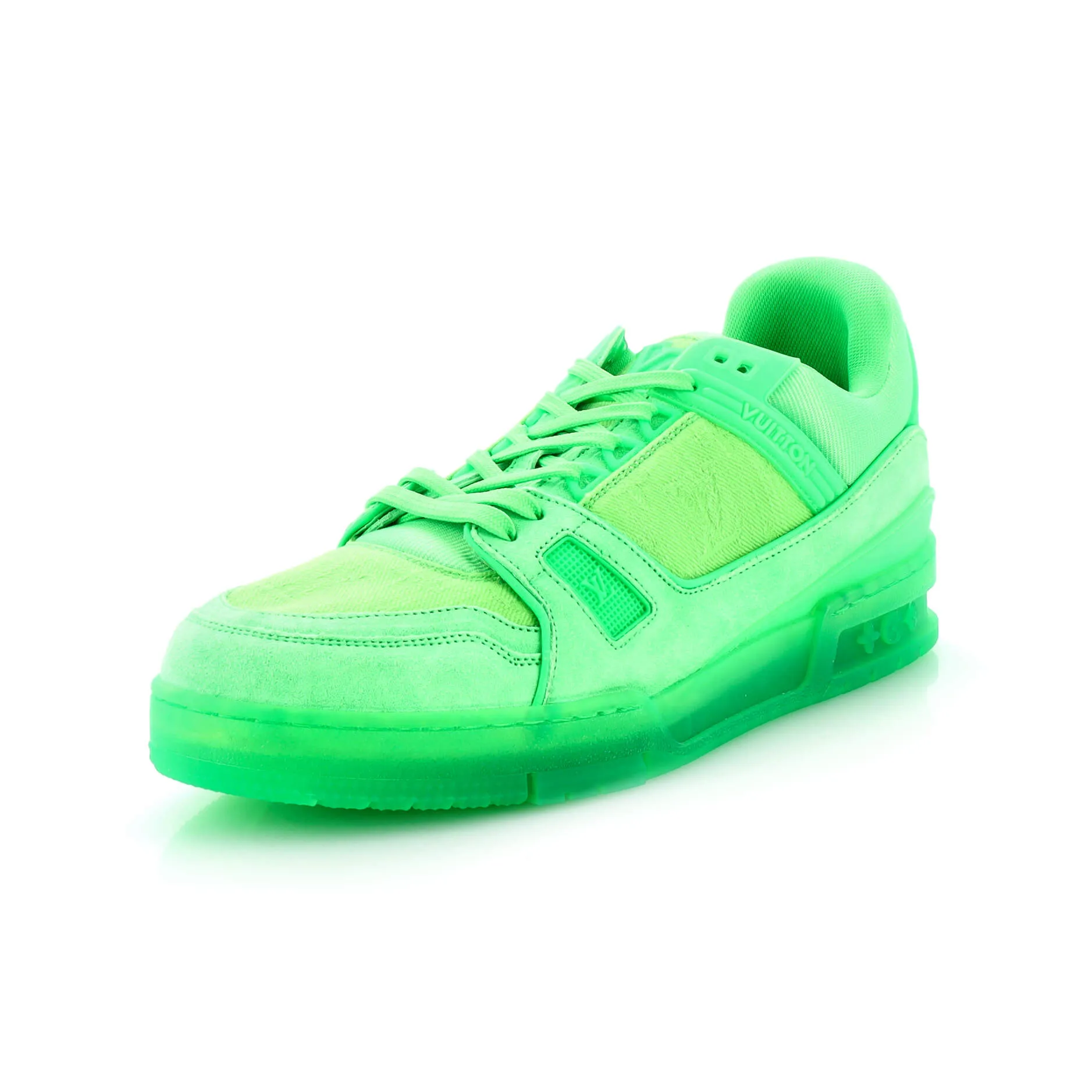 Tailored ease Louis Vuitton Men's LV Trainer Sneakers Monogram Denim