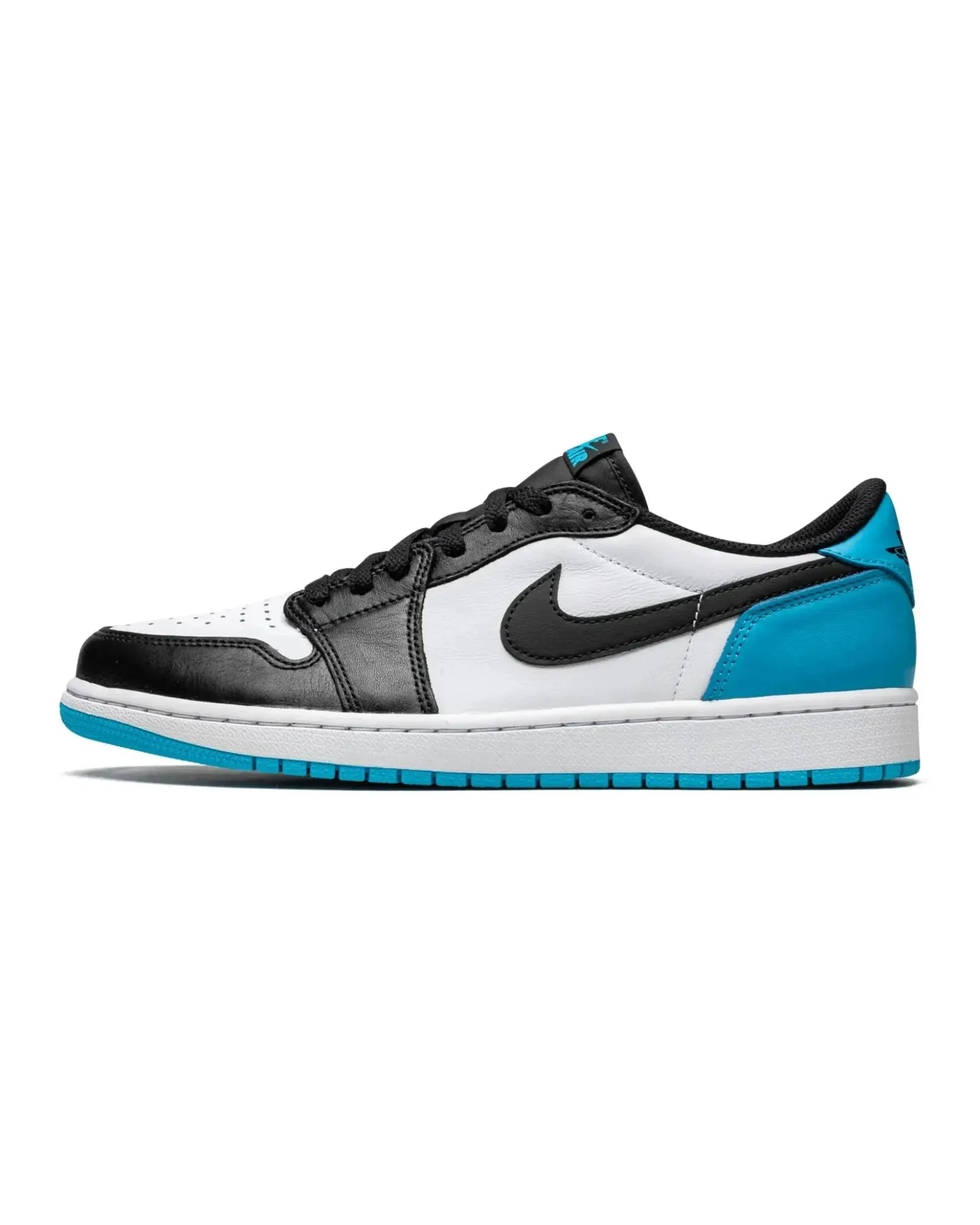 Exclusive Design Sport Driven Nike Air Jordan 1 Retro Low OG Black Dark Powder Blue