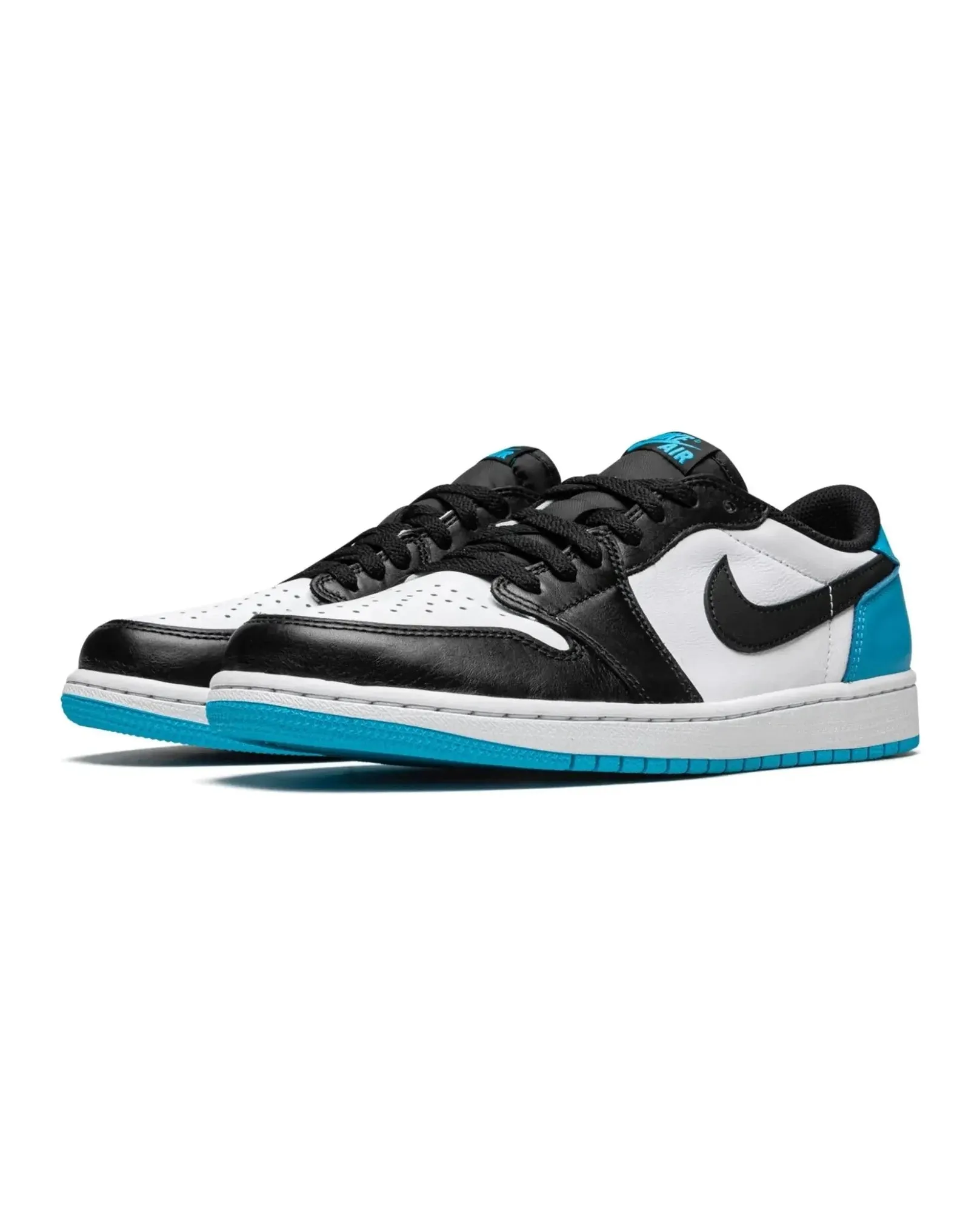 Tech Comfort Nike Air Jordan 1 Retro Low OG Black Dark Powder Blue
