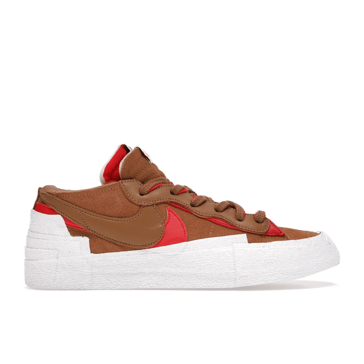 Blazer Low X Sacai British Tan Match Go Drill Pace