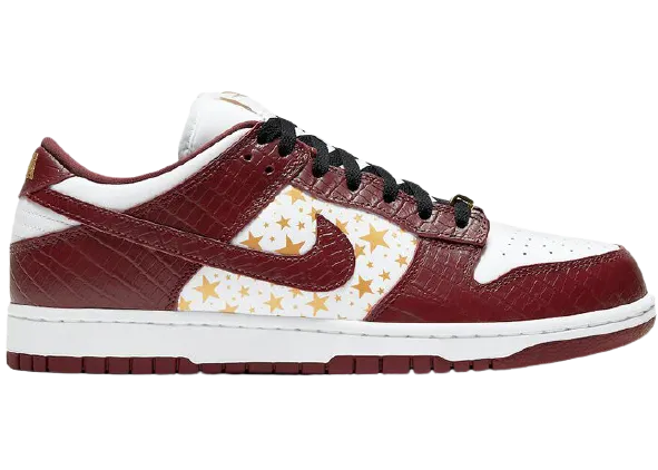 Timeless lining SB Dunk X Supreme Stars Barkroot Brown (2021)