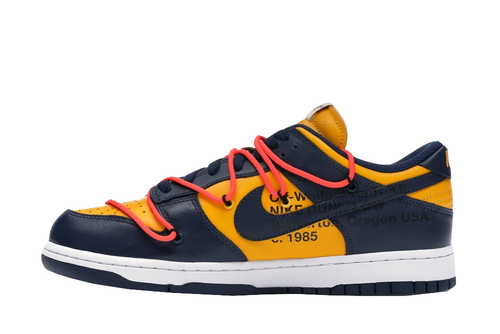 Toe Insert Dunk Low X OW University Gold