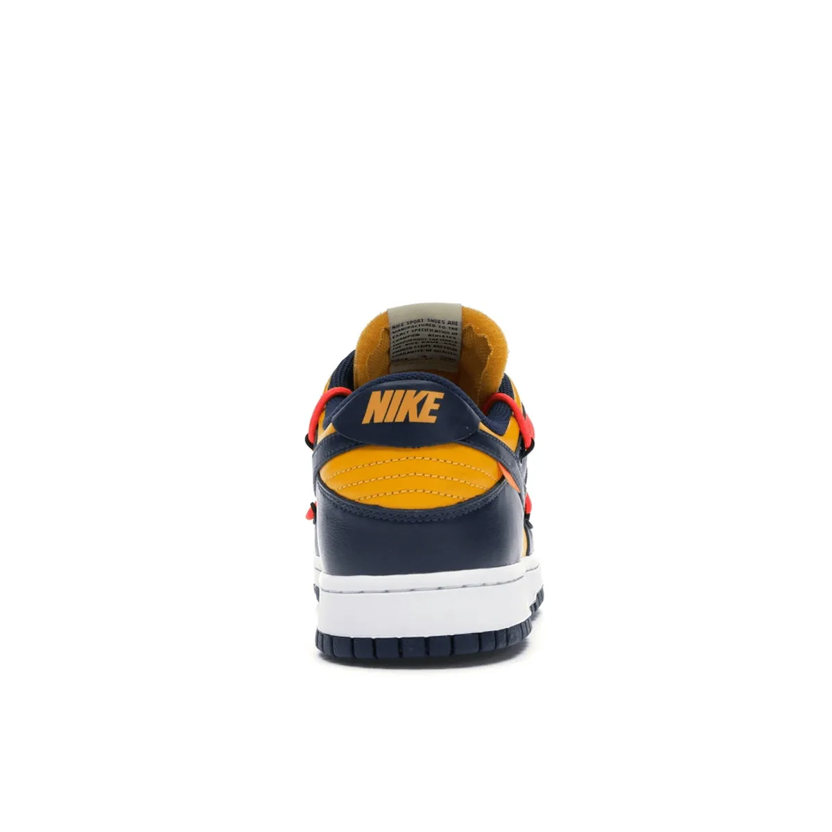 Toe Insert Dunk Low X OW University Gold