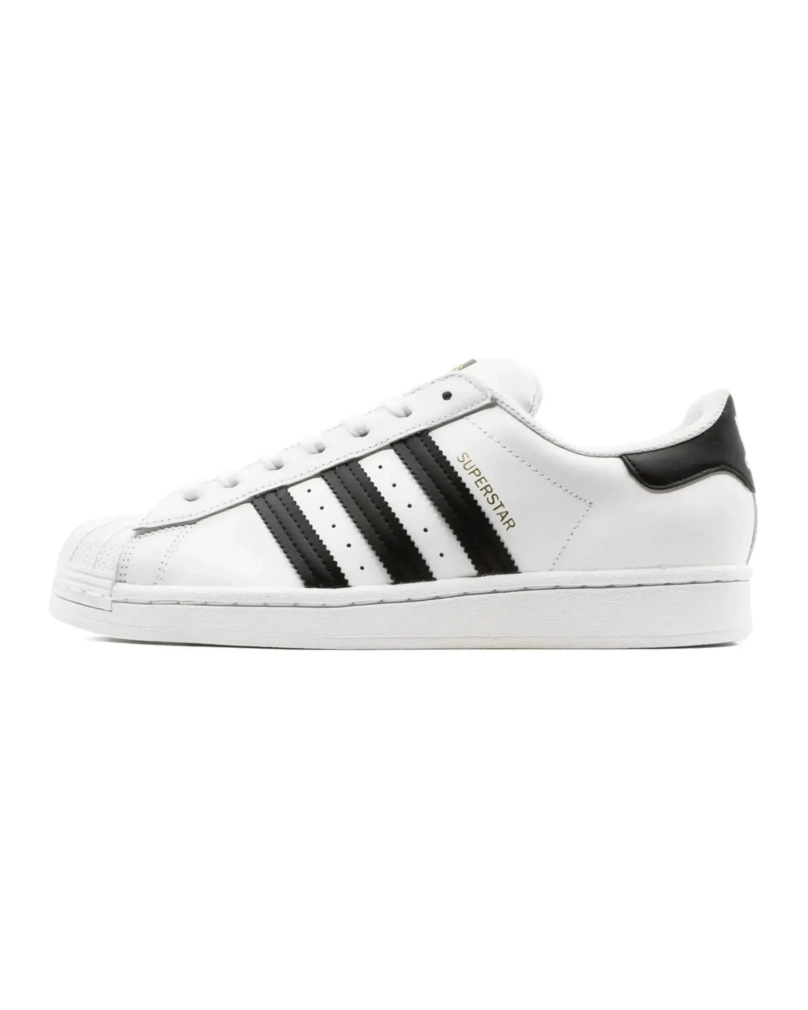 Quick Action Movement Adidas Superstar White Black