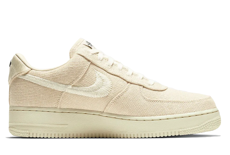 AF1 STUSSY Fossil Stone shoe cleaning