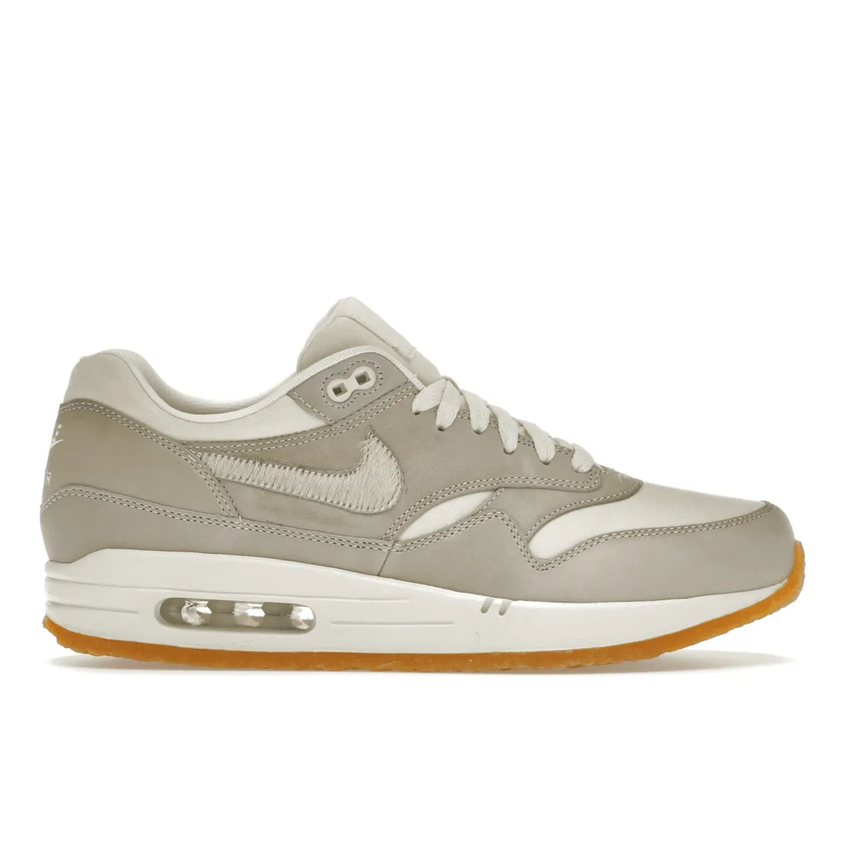 exercise winter running shoe atmosphere Nike Air Max 1 Crepe Sail