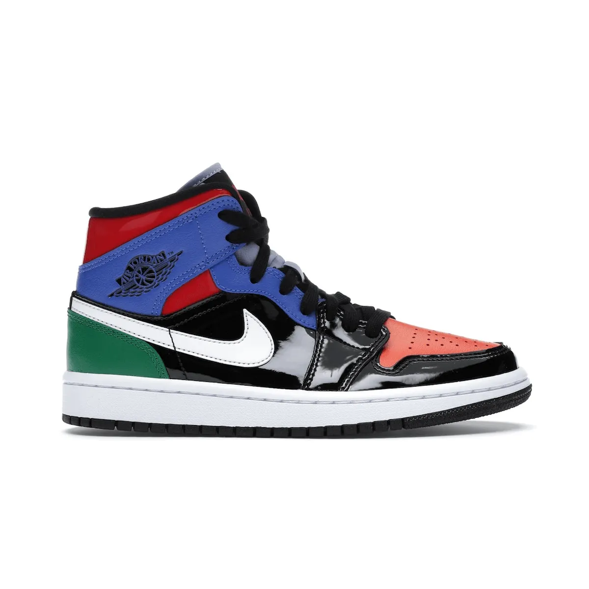 Air Jordan 1 Mid Multi Patent Athletic Cushioning