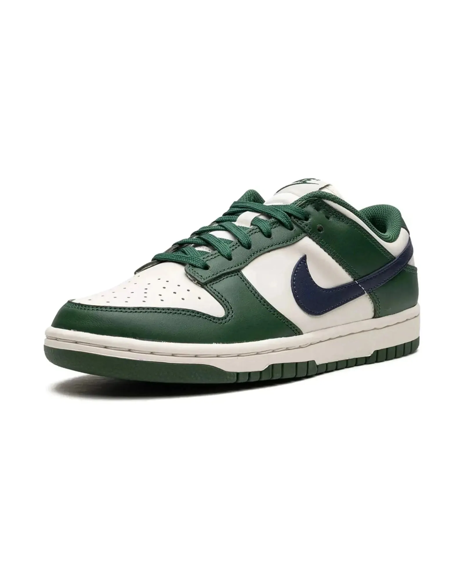 Travel Glide Step Nike Dunk Low Retro Gorge Green Midnight Navy