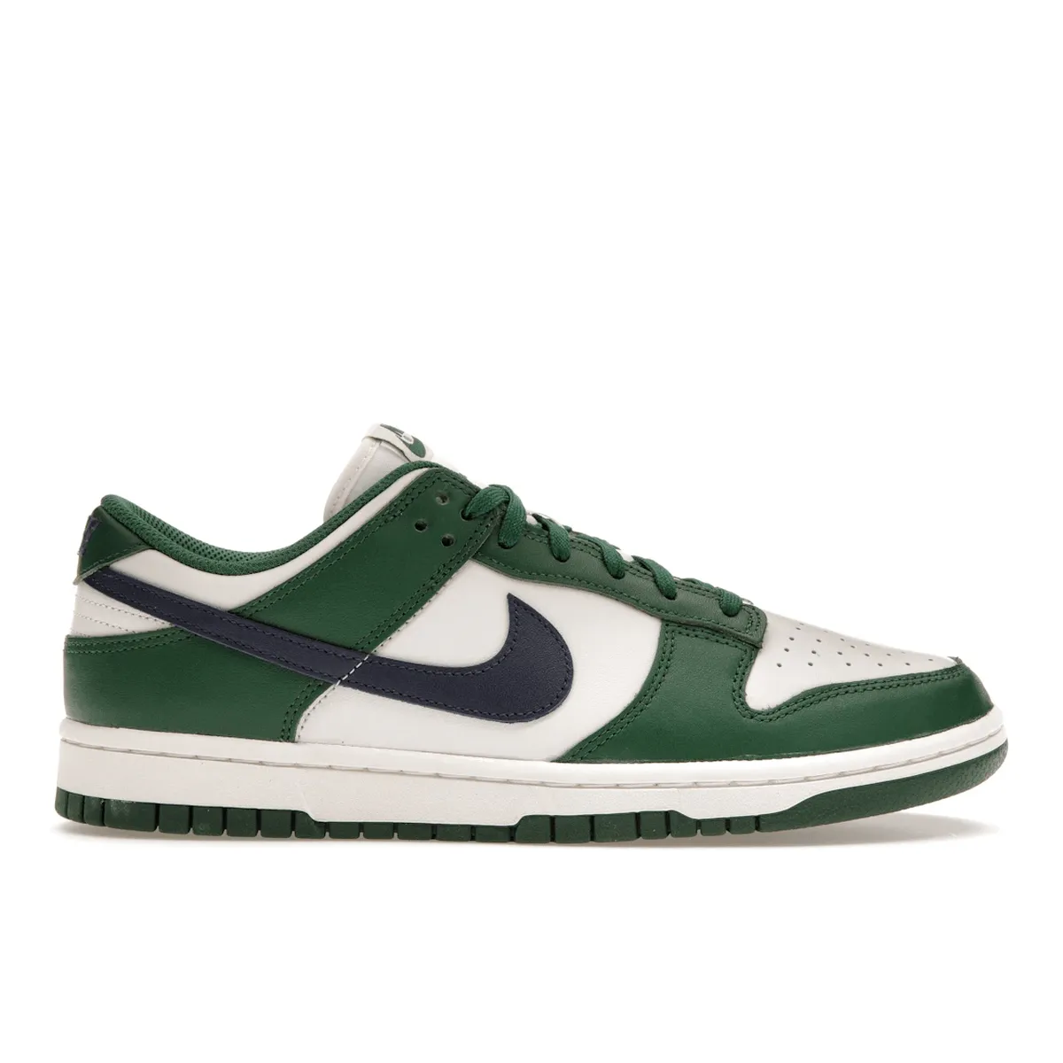 Travel Glide Step Nike Dunk Low Retro Gorge Green Midnight Navy