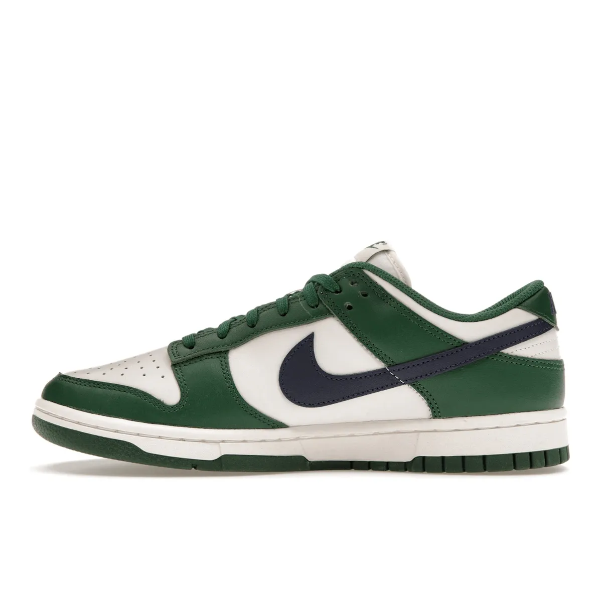 Travel Glide Step Nike Dunk Low Retro Gorge Green Midnight Navy