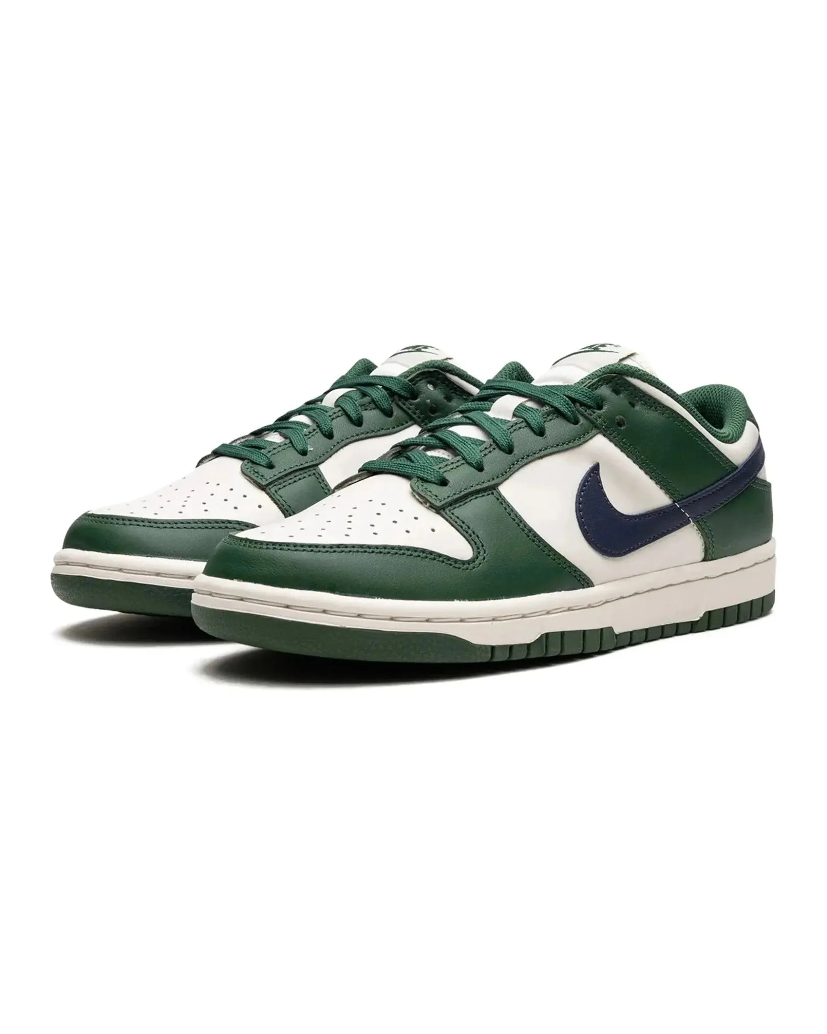 Travel Glide Step Nike Dunk Low Retro Gorge Green Midnight Navy