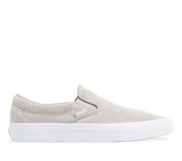Wide Base VANS | CLASSIC SLIP-ON (PERFORATED SUEDE)