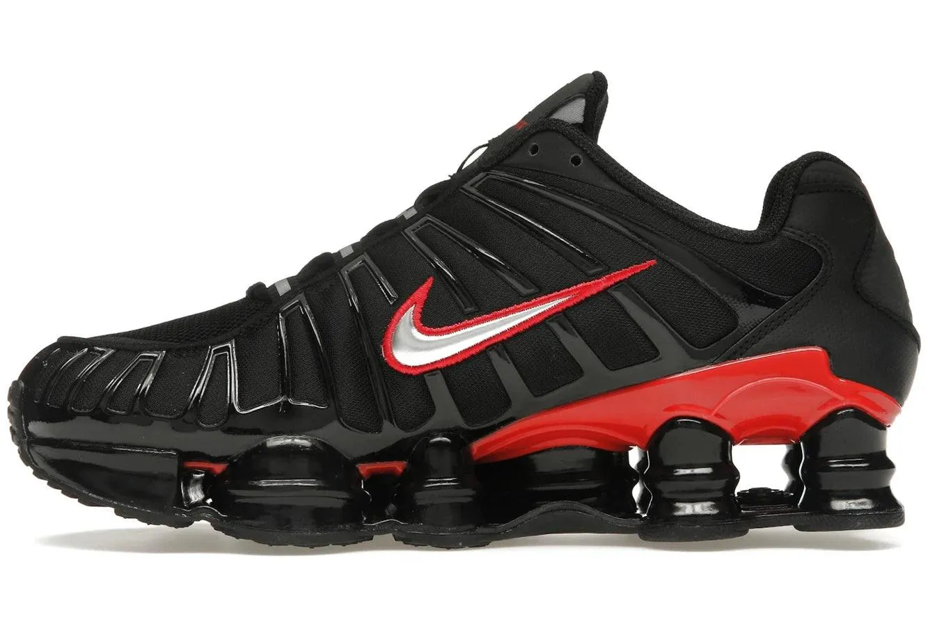 Travel Step-On Glide Layer Nike Shox TL Black University Red