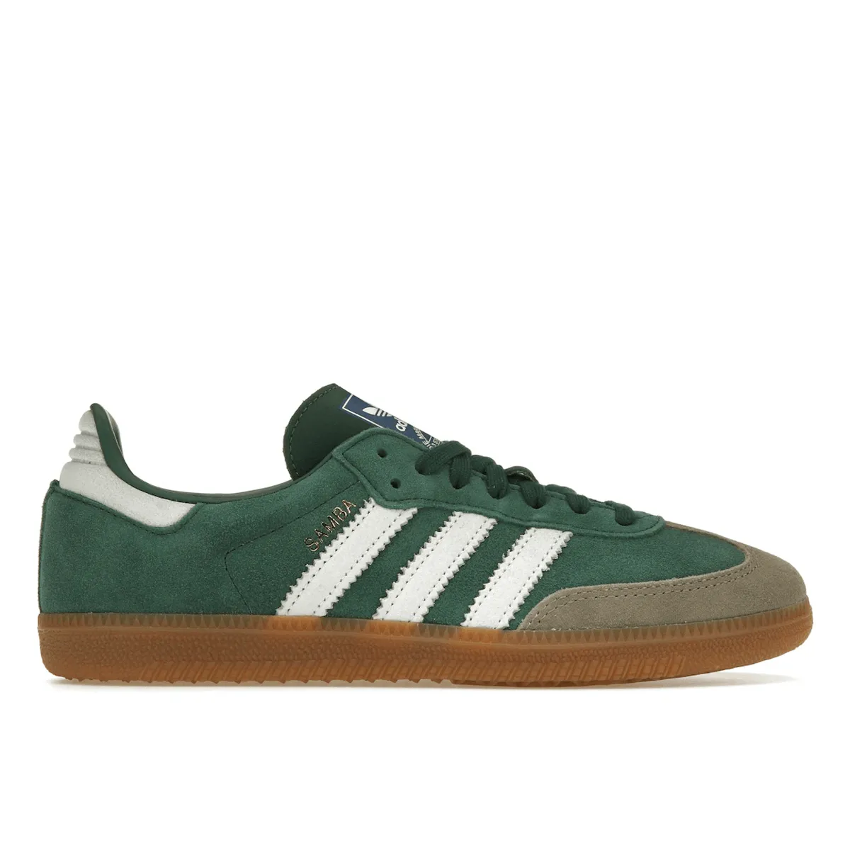 Adidas Samba OG Collegiate Green Gum Grey Toe Breathable Comfort
