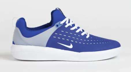 Trend-setting Nike SB Nyjah 3 Shoe - Game Royal/White
