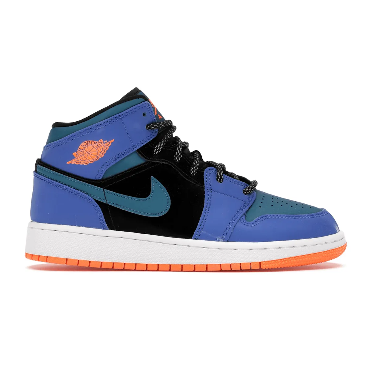 Trendy Air Jordan 1 Mid Racer Blue Green Abyss