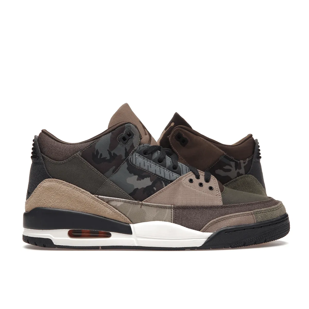 Trendy Air Jordan 3 Retro Patchwork Camo