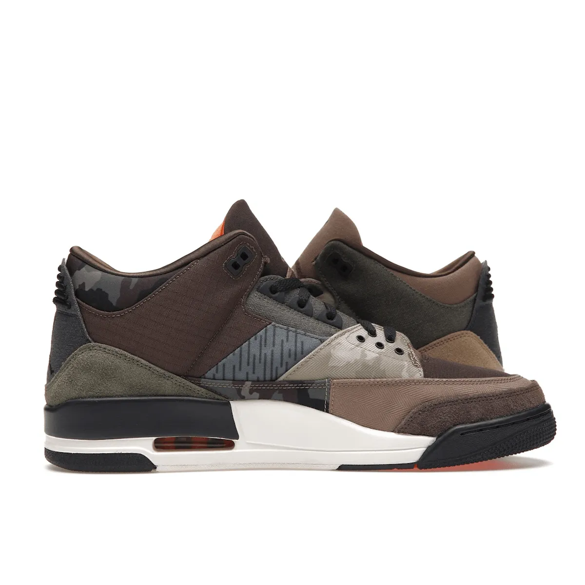 Trendy Air Jordan 3 Retro Patchwork Camo