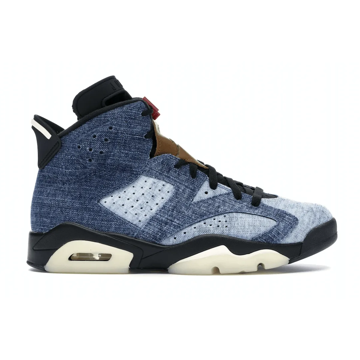 Air Jordan 6 Washed Denim Game Winning Shoes Low Weight