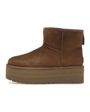 UGG Classic Mini Platform Boot Chestnut (W) Simple shoes