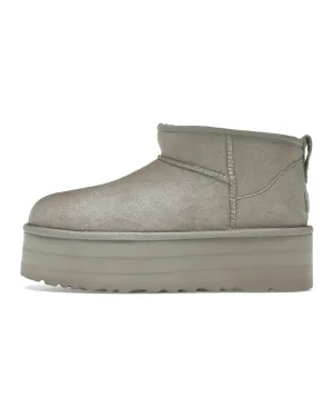 Slip Walk Style UGG Classic Ultra Mini Platform Goat (W)